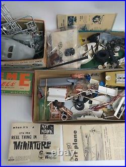 1960s Model Cars Truck Planes Parts/Pieces Junkyard Lot Monogram/Supreme/AMT
