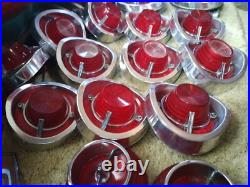 1962 Car Parts Chevy Tail Lights + Housings Vintage Original OEM