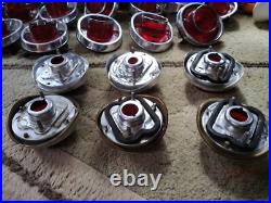 1962 Car Parts Chevy Tail Lights + Housings Vintage Original OEM