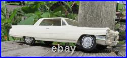 1963 Cadillac White Vintage Johan Friction Dealer Promo Car FOR PARTS AS IS