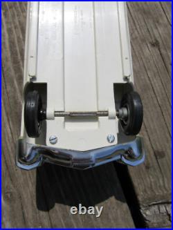 1963 Cadillac White Vintage Johan Friction Dealer Promo Car FOR PARTS AS IS