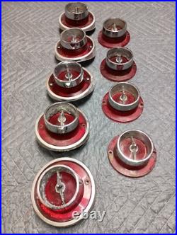 1963 Chevrolet Impala Tail Lights Car Parts Chevy OEM Vintage Original -Lot of 9 1963 Chevrolet Impala Tail Lights Car Parts Chevy OEM Vintage Original -Lot of 9