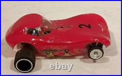 1966-67 Vintage Chaparral Classic ASP 7 Slot Car Collection with Tool Box & Parts