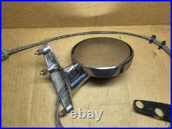 1967-72 Mopar Chrome Remote A-Body Outside Driver Mirror LH OEM Dart Duster NOS