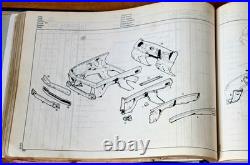 1972 Mercedes Benz 250SL 280SL Auto Car Dealer Parts Catalog Book List 10808 Vtg