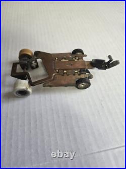 2 Vintage 1/24 scale Slot Cars & A Chassis With 3 Controllers Parts or Repair