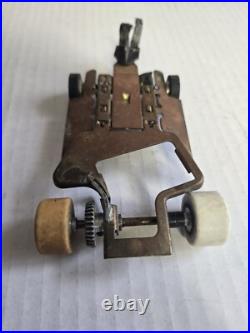 2 Vintage 1/24 scale Slot Cars & A Chassis With 3 Controllers Parts or Repair