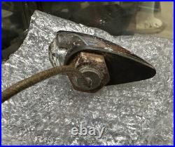 2 Vintage Clear GLASS JEWEL MaRker Parking Parts Light Truck Car van Accessory
