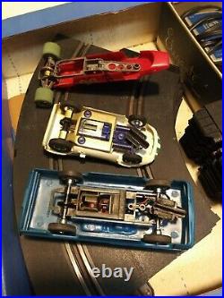 2 Vintage Strombecker Slot Car Track Sets Cars Parts Controllers & Extras WithBox