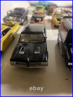 22 VTG Plastic Model Car Lot Collection Bulk Junkyard 1960s-80s 124 125