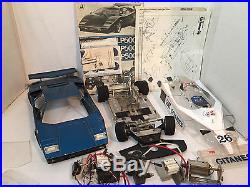 4Vintage 70's Tamiya 1/12 Lamborghini Countach LP500S RC Race Car / Parts Repair