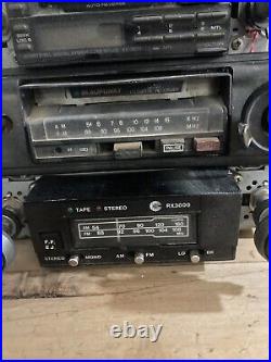 5 VINTAGE CAR AUDIO STEREO 2 KNOB CASSETTE Stereos Radio Parts Repair