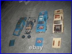 5-VINTAGE NASCARS by MPC, SOLD TO RESTORE or FOR PARTS, NICE