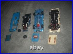 5-VINTAGE NASCARS by MPC, SOLD TO RESTORE or FOR PARTS, NICE