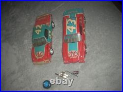 5-VINTAGE NASCARS by MPC, SOLD TO RESTORE or FOR PARTS, NICE