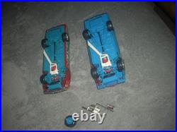 5-VINTAGE NASCARS by MPC, SOLD TO RESTORE or FOR PARTS, NICE