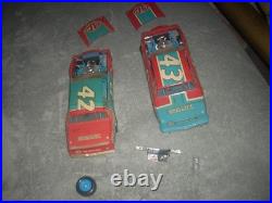 5-VINTAGE NASCARS by MPC, SOLD TO RESTORE or FOR PARTS, NICE