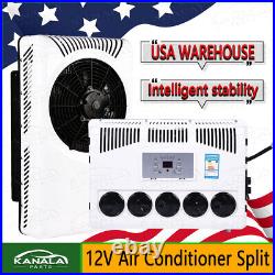 #63 12V Truck Cab Parking Air Conditioner Split A/C Kit For Semi Trucks Caravan