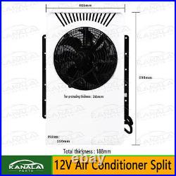 #63 12V Truck Cab Parking Air Conditioner Split A/C Kit For Semi Trucks Caravan