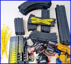 64 Parts Vintage Electric Tyco Racing Track 3 controllers 3 power plugs No cars