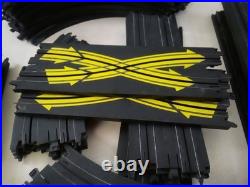 64 Parts Vintage Electric Tyco Racing Track 3 controllers 3 power plugs No cars