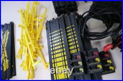 64 Parts Vintage Electric Tyco Racing Track 3 controllers 3 power plugs No cars