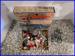 65 Plymouth Fury 1/25 Model Kit JO-HAN Vintage MIB PARTS LOT