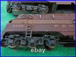 7-HO Misc. Vintage Toy Train 4-Locomotives & Tender Cars (Untested maybe parts)