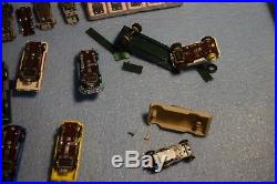 7 Vintage Aurora Vibrators T-jet HO Car Lot + parts