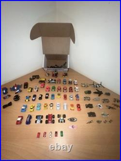 75+RARE Vintage 80's 90's Micro Machines Cars Bundle + Buildings Parts + Extras