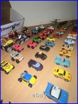 75+RARE Vintage 80's 90's Micro Machines Cars Bundle + Buildings Parts + Extras