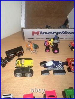 75+RARE Vintage 80's 90's Micro Machines Cars Bundle + Buildings Parts + Extras