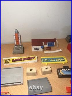75+RARE Vintage 80's 90's Micro Machines Cars Bundle + Buildings Parts + Extras