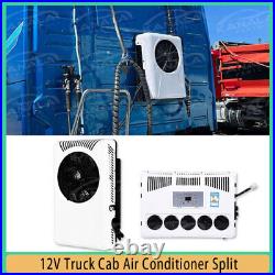 #77 12V Split Air Conditioner 12000BTU AC Kit Fit for Cab Semi Truck Bus Caravan