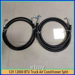 #77 12V Split Air Conditioner 12000BTU AC Kit Fit for Cab Semi Truck Bus Caravan