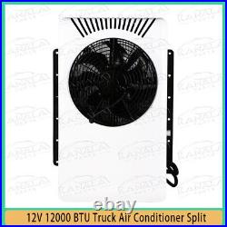 #77 12V Split Air Conditioner 12000BTU AC Kit Fit for Cab Semi Truck Bus Caravan