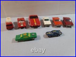 8 Vtg 1970s Emc Cars (funmatic, Ideal, Minimite, Amazeamatics) Parts Only