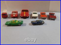 8 Vtg 1970s Emc Cars (funmatic, Ideal, Minimite, Amazeamatics) Parts Only