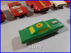 8 Vtg 1970s Emc Cars (funmatic, Ideal, Minimite, Amazeamatics) Parts Only