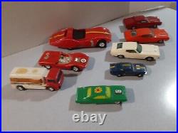 8 Vtg 1970s Emc Cars (funmatic, Ideal, Minimite, Amazeamatics) Parts Only