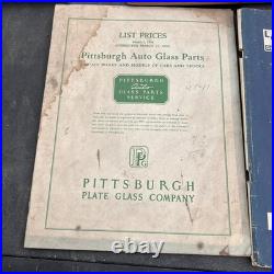 8 Vtg Lot Auto Glass Window Cars Catalogs Parts Service Pittsburgh ShatRProof