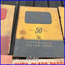 8 Vtg Lot Auto Glass Window Cars Catalogs Parts Service Pittsburgh ShatRProof