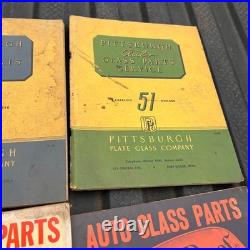 8 Vtg Lot Auto Glass Window Cars Catalogs Parts Service Pittsburgh ShatRProof