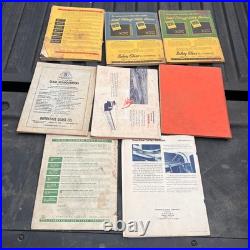 8 Vtg Lot Auto Glass Window Cars Catalogs Parts Service Pittsburgh ShatRProof