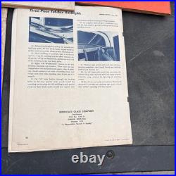 8 Vtg Lot Auto Glass Window Cars Catalogs Parts Service Pittsburgh ShatRProof