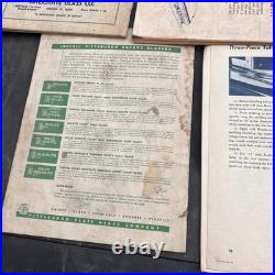 8 Vtg Lot Auto Glass Window Cars Catalogs Parts Service Pittsburgh ShatRProof