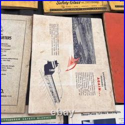 8 Vtg Lot Auto Glass Window Cars Catalogs Parts Service Pittsburgh ShatRProof