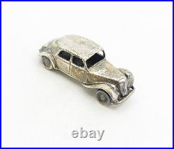 925 Sterling Silver Vintage Antique Oxidized Old Fashioned Car Trinket- TR1409