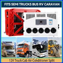 #99 12V Truck Air Conditioner 12000 BTU Split Car Cab RV AC Unit Fit Bus Caravan