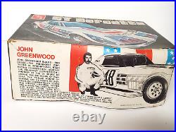 AMT John Greenwood GT Corvette Racing Model Kit #T389 Vintage 1/25 Parts Sealed AMT John Greenwood GT Corvette Racing Model Kit #T389 Vintage 1/25 Parts Sealed